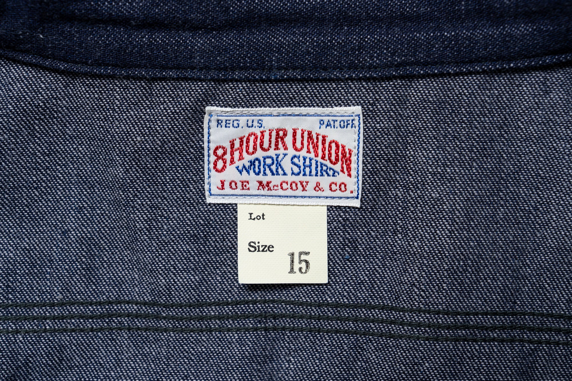 8HU DENIM SERVICEMAN WORK SHIRT