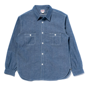 8HU CHAMBRAY SERVICEMAN WORK SHIRT