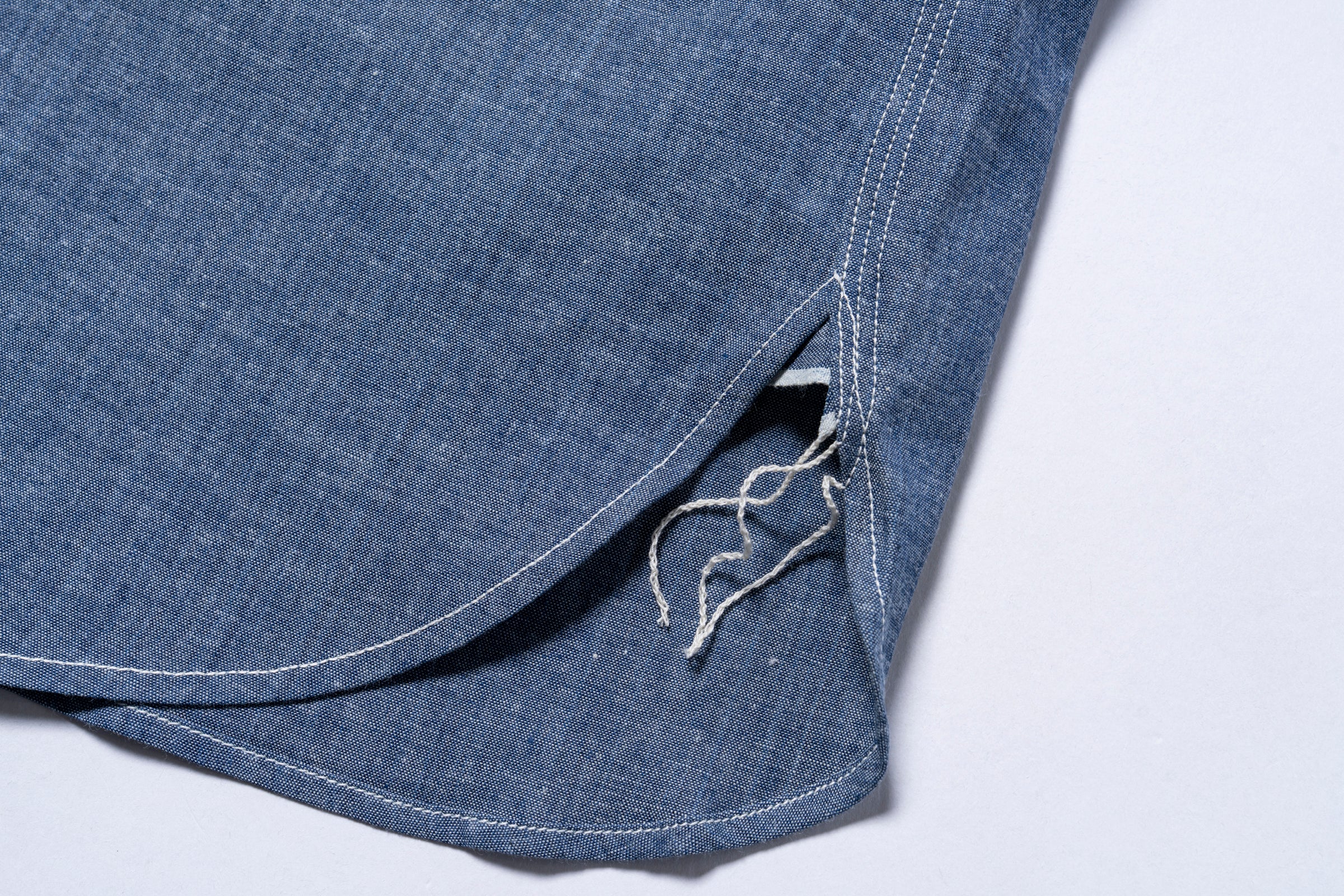 8HU CHAMBRAY SERVICEMAN WORK SHIRT – The Real McCoy's