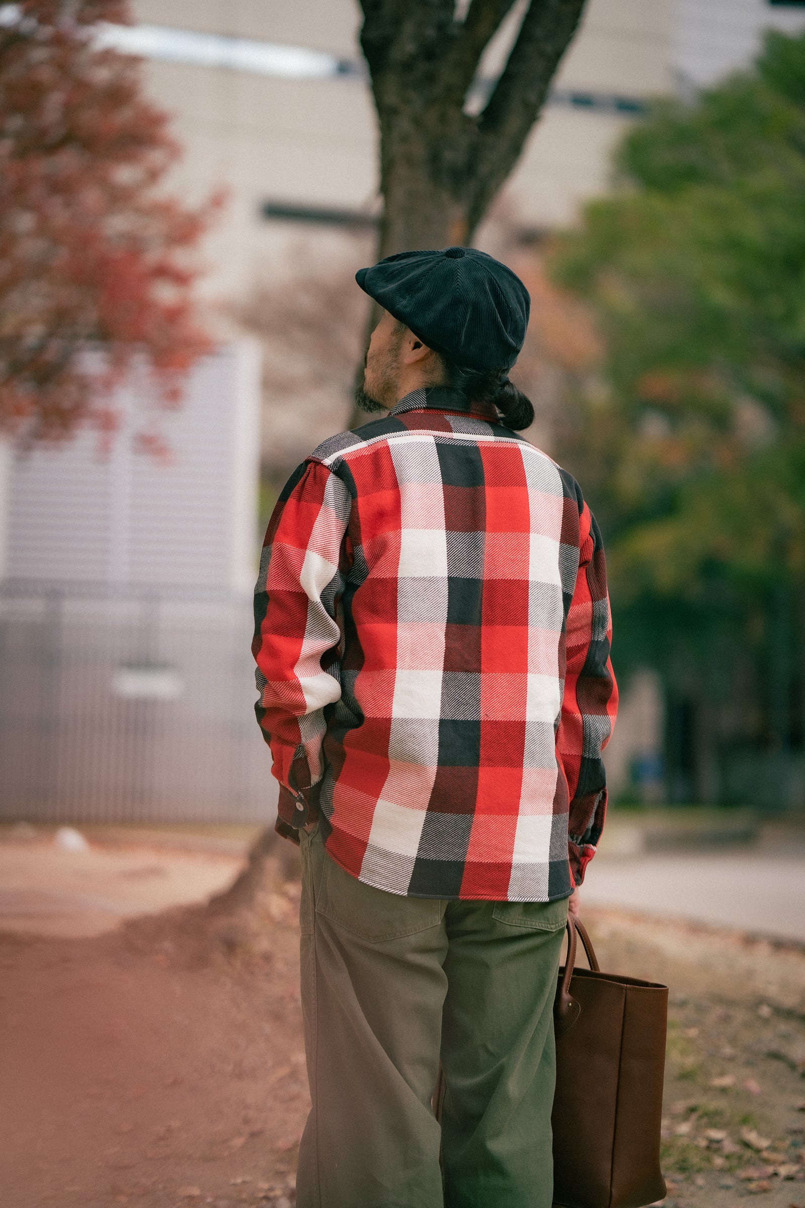 8HU LUMBERJACK BLOCK CHECK FLANNEL SHIRT Gallery Image 3