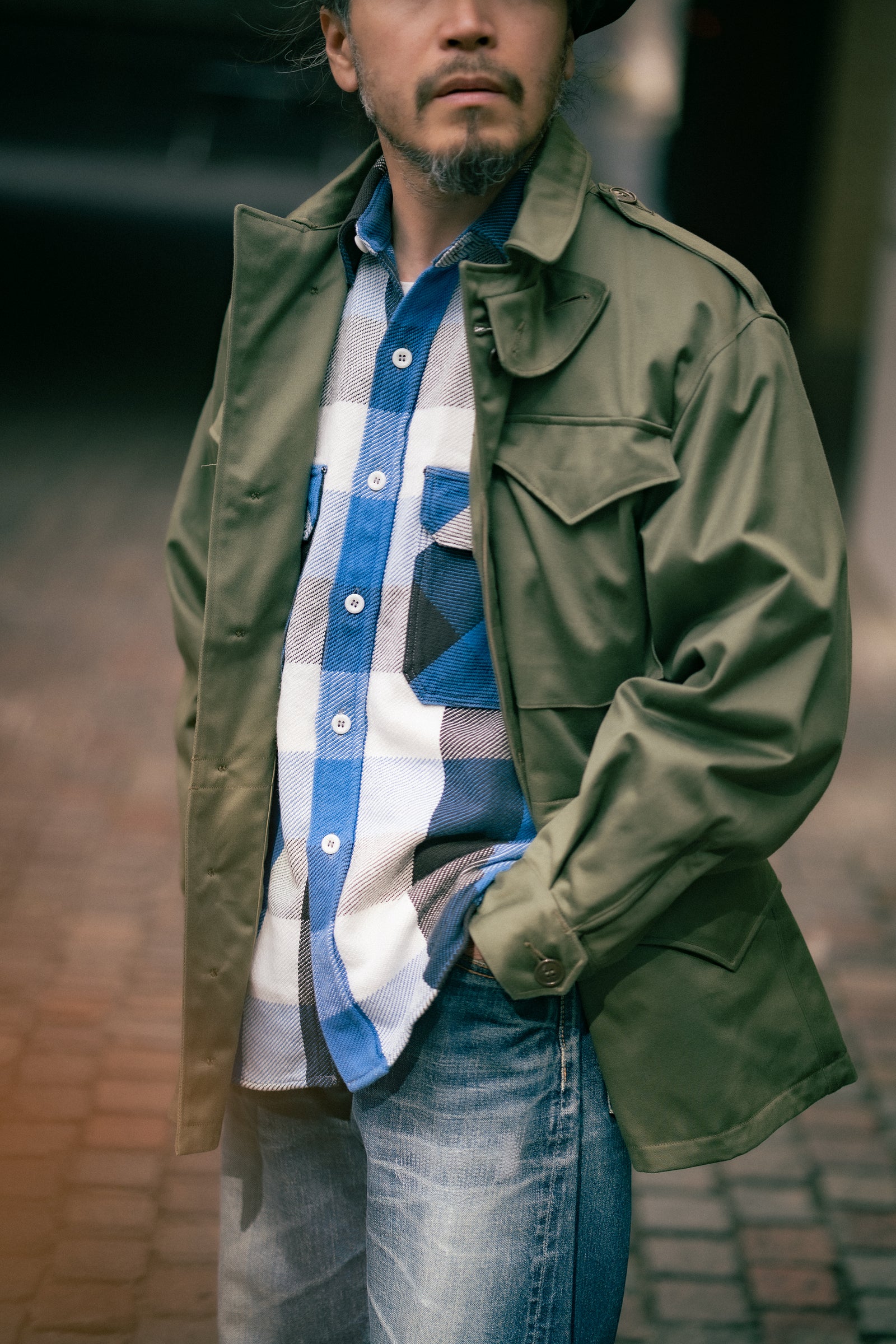 8HU LUMBERJACK BLOCK CHECK FLANNEL SHIRT Gallery Image