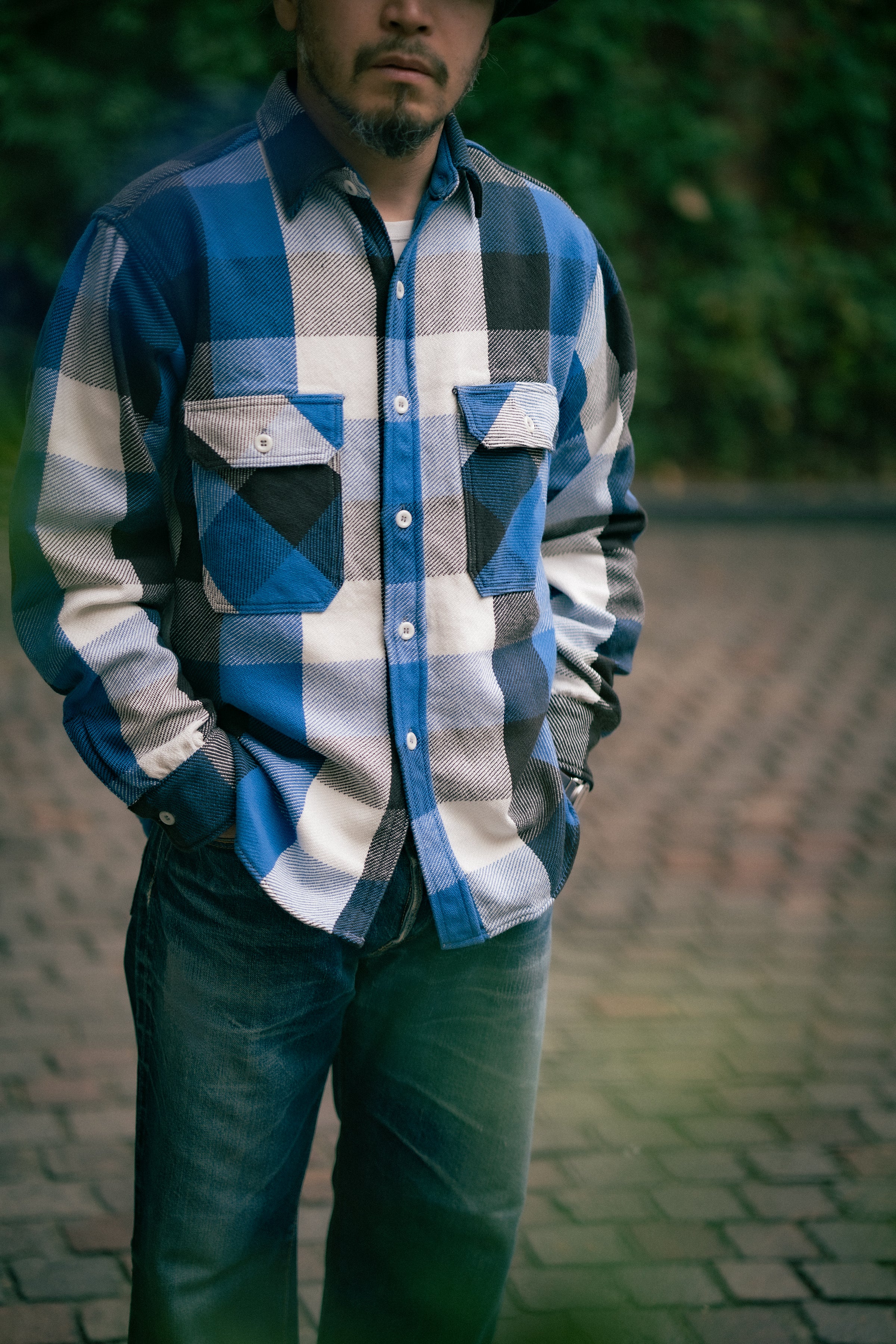 8HU LUMBERJACK BLOCK CHECK FLANNEL SHIRT – The Real McCoy's