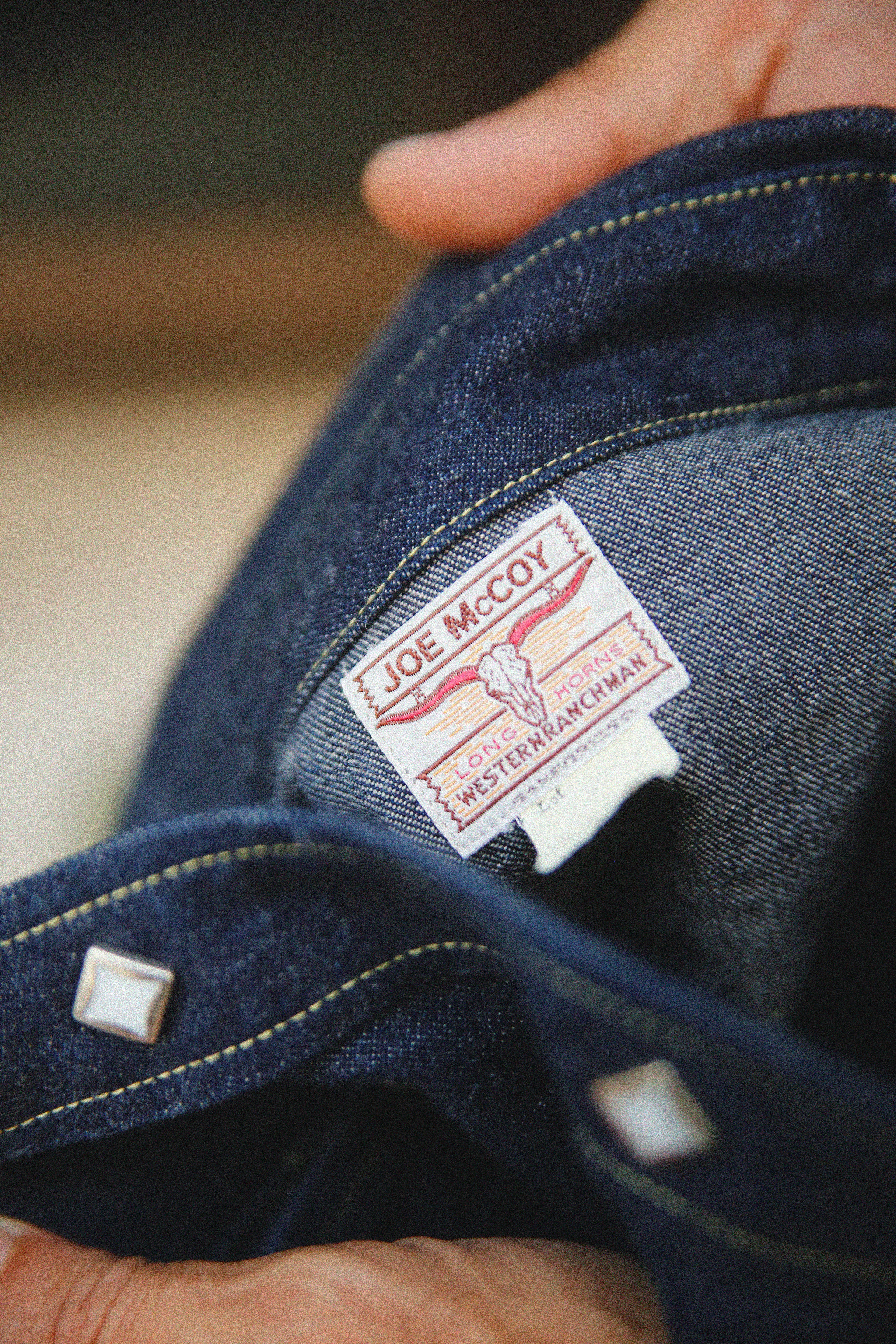 DENIM WESTERN SHIRT / RIDGE SLANT – The Real McCoy's