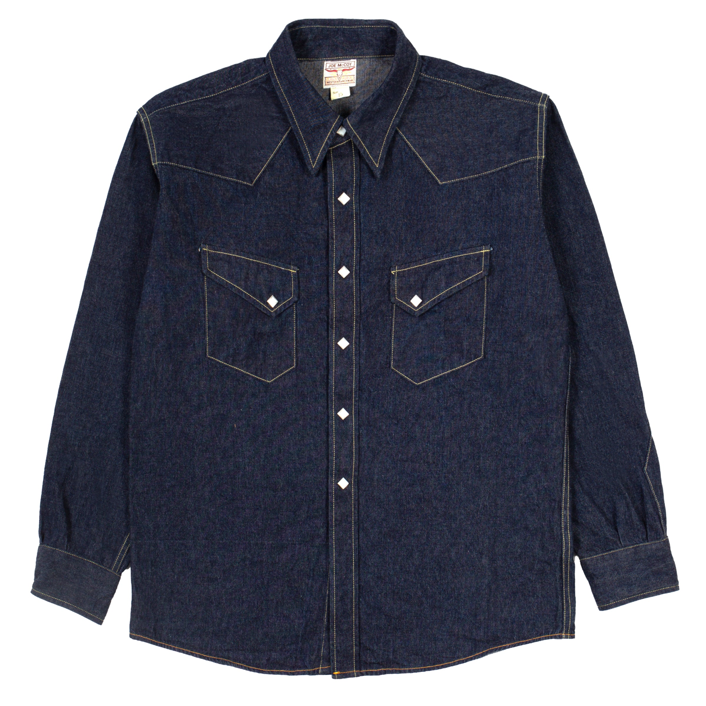 DENIM WESTERN SHIRT / SAWTOOTH – The Real McCoy's