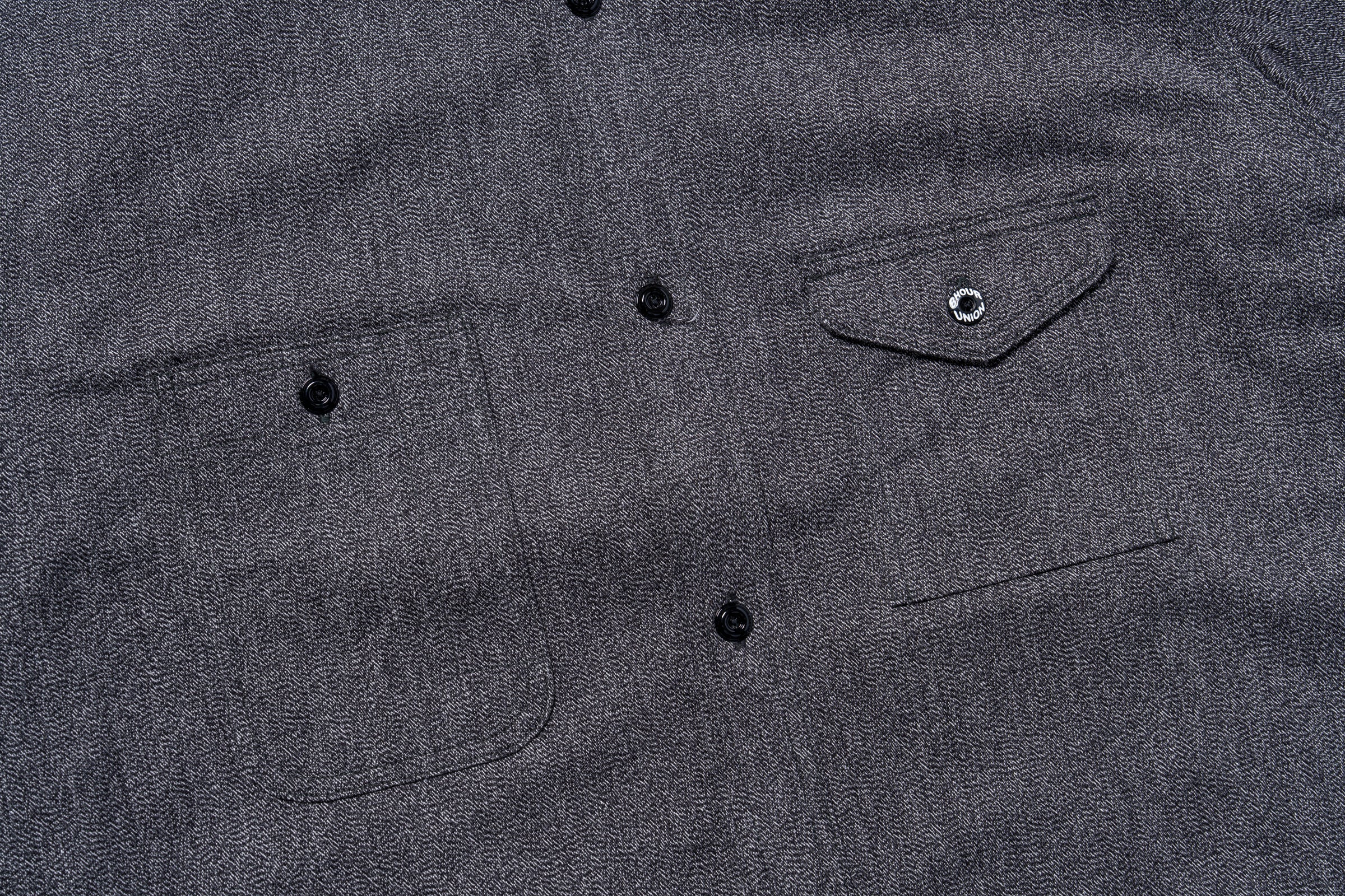 8HU CIGARETTE POCKET MOCK-TWIST CHAMBRAY WORK SHIRT – The Real McCoy's