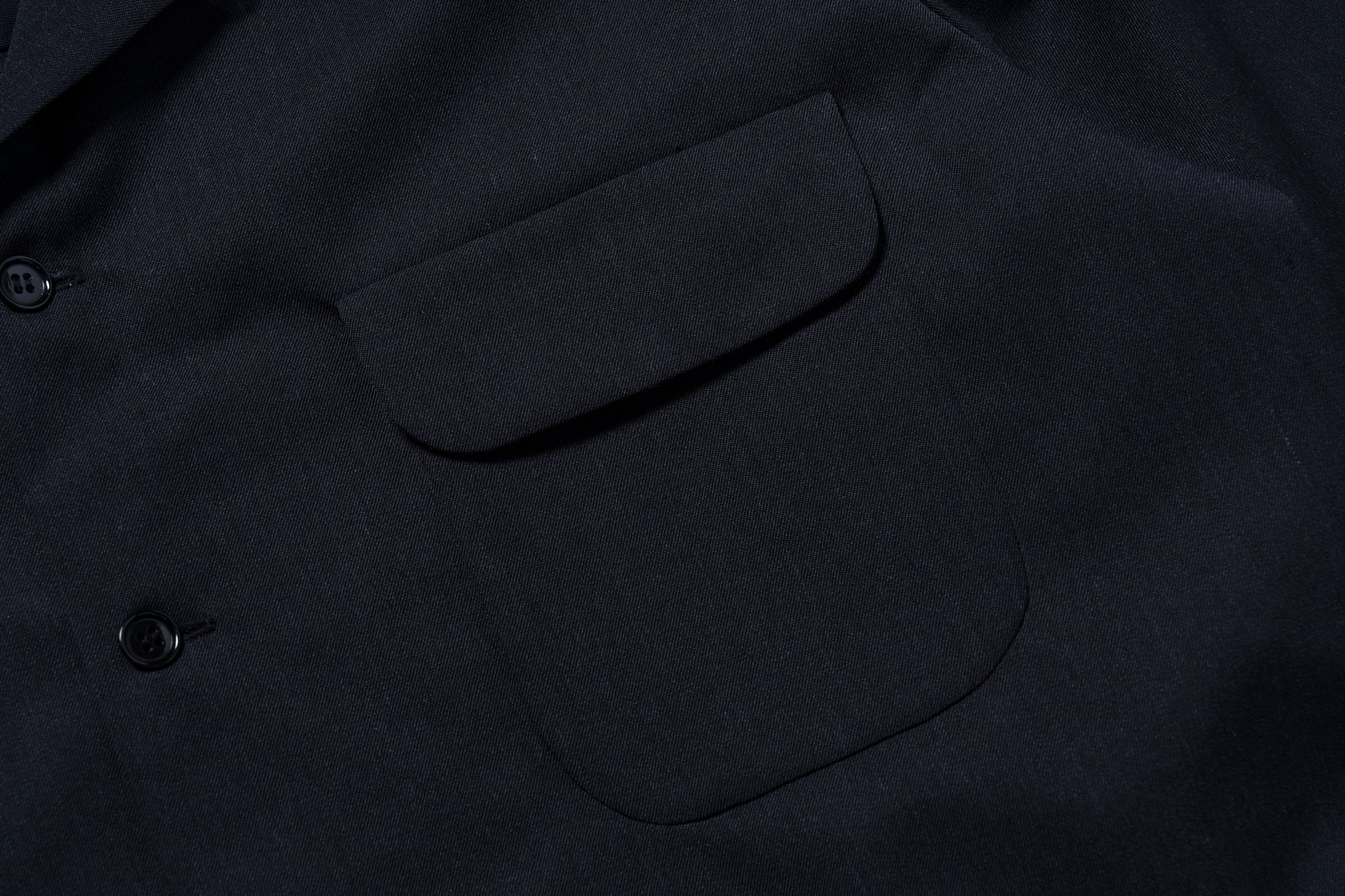 OPEN-COLLAR WOOL SHIRT