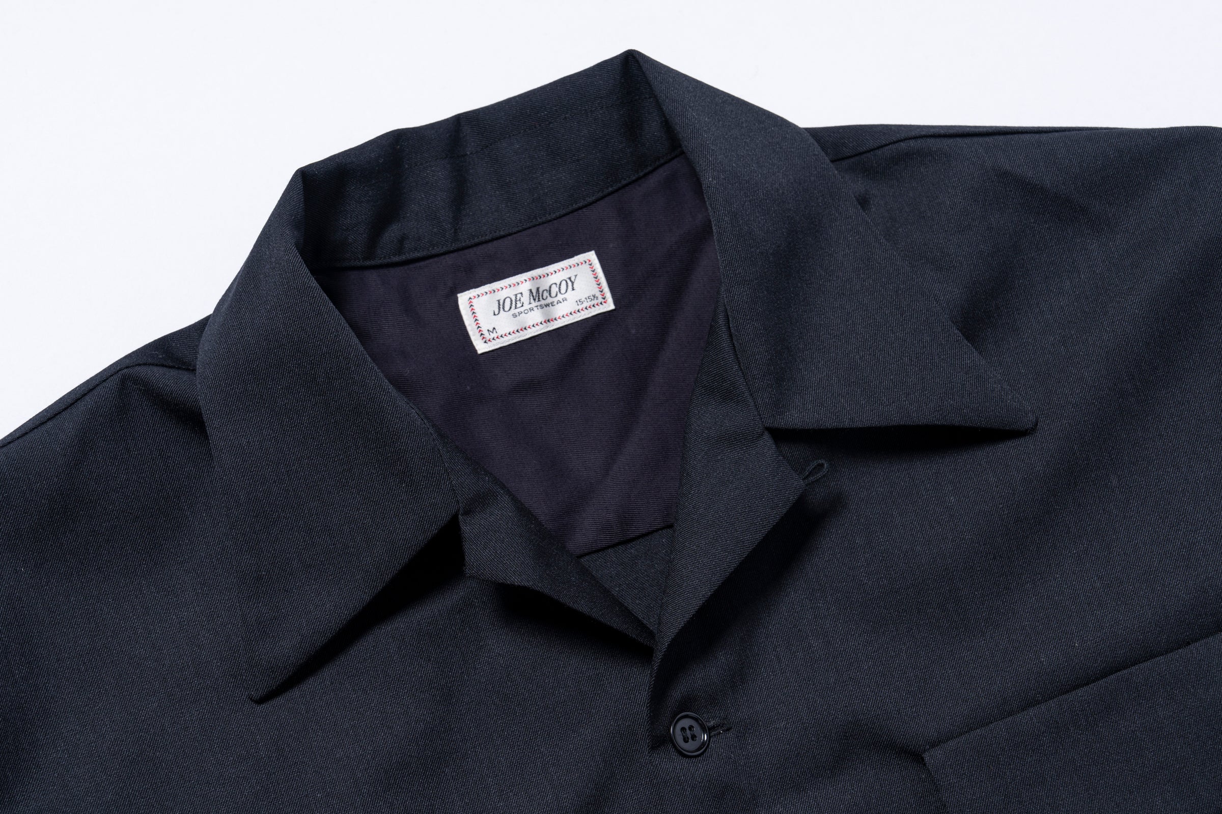 OPEN-COLLAR WOOL SHIRT – The Real McCoy's