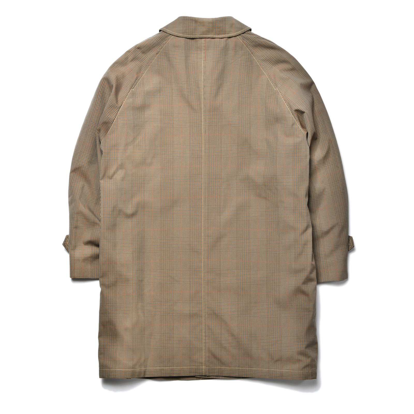 PLAID-CHECK RAIN WEATHER COAT – The Real McCoy's