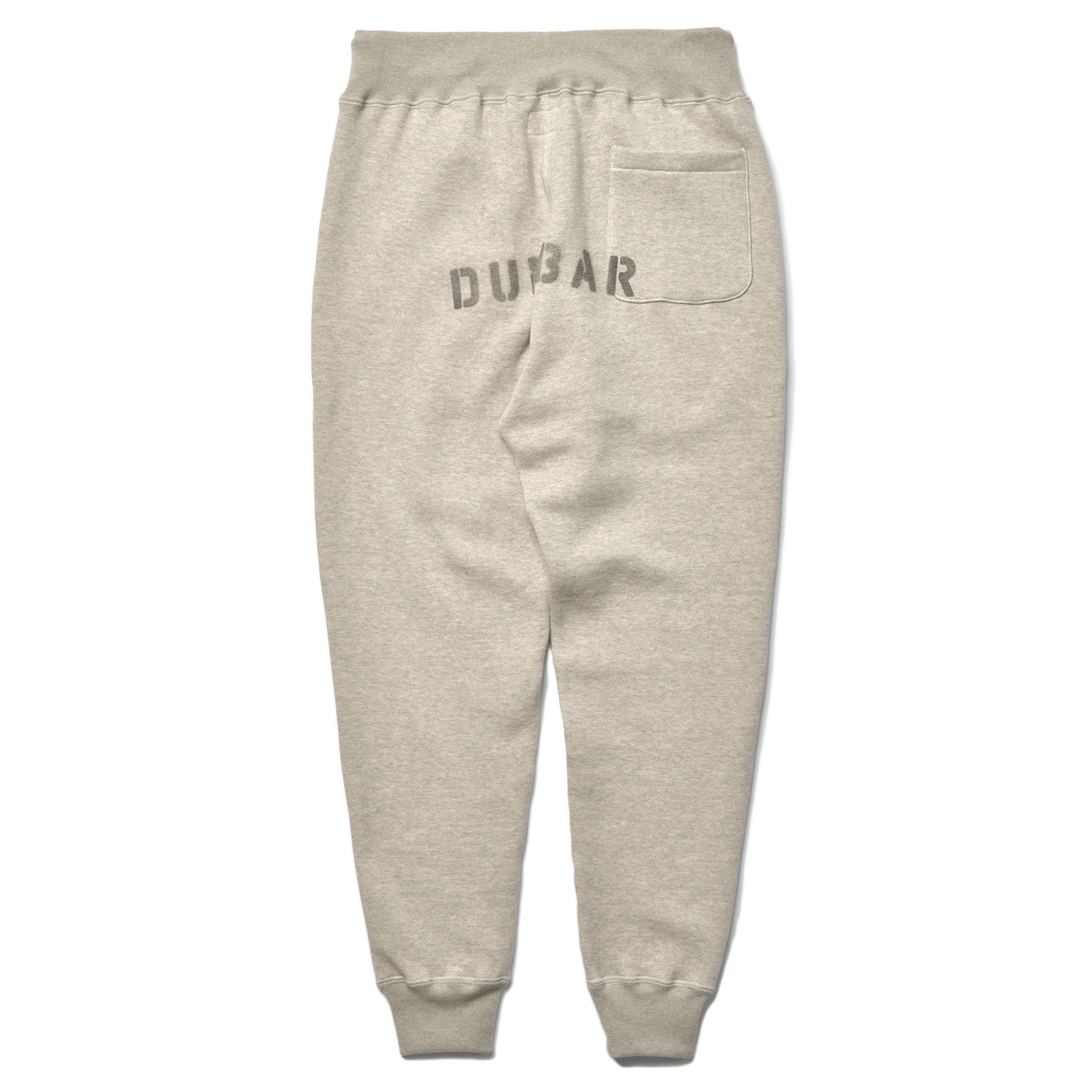 RIBBED SWEATPANTS / DUNBAR STENCIL