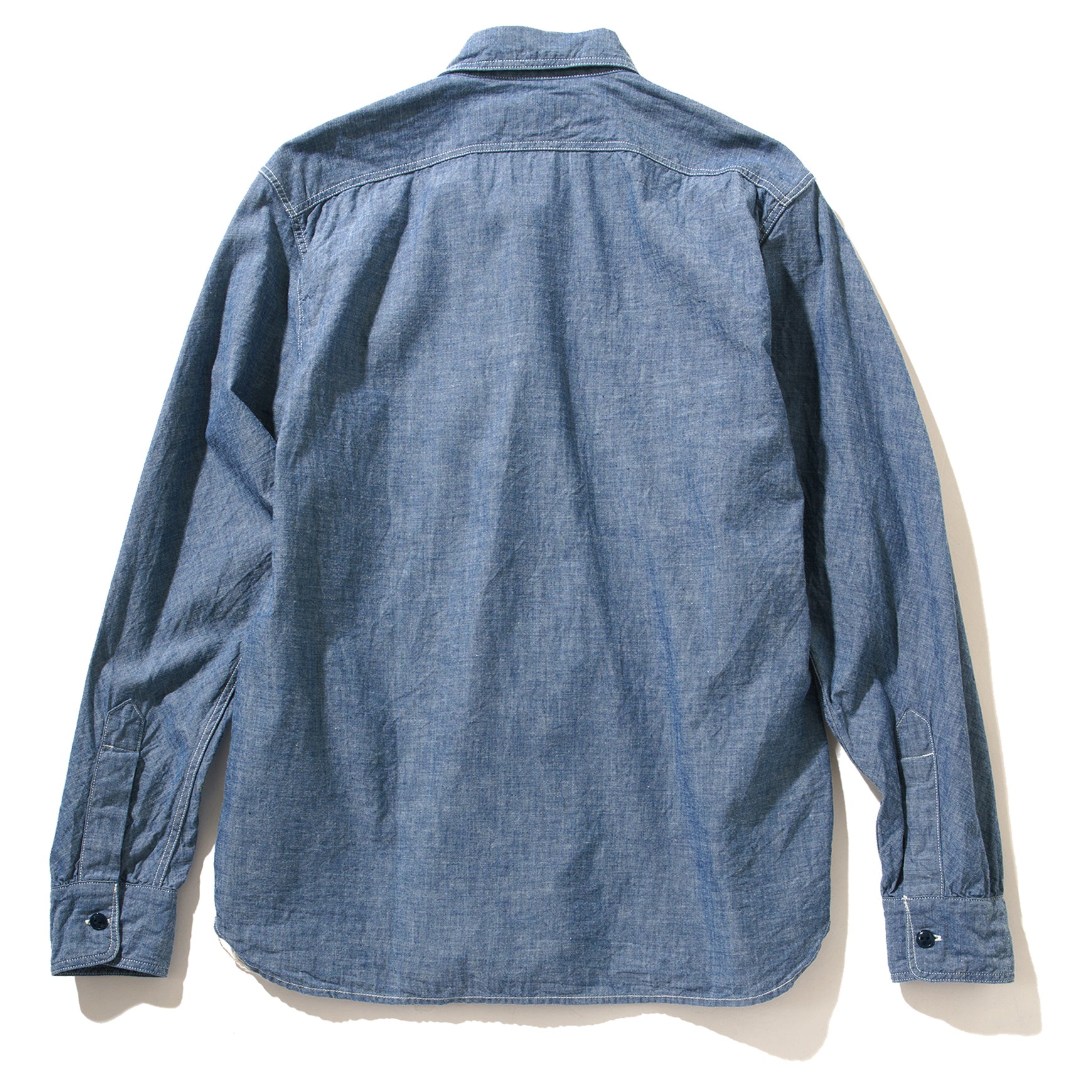 U.S.N. CHAMBRAY SHIRT L/S (STENCIL) – The Real McCoy's