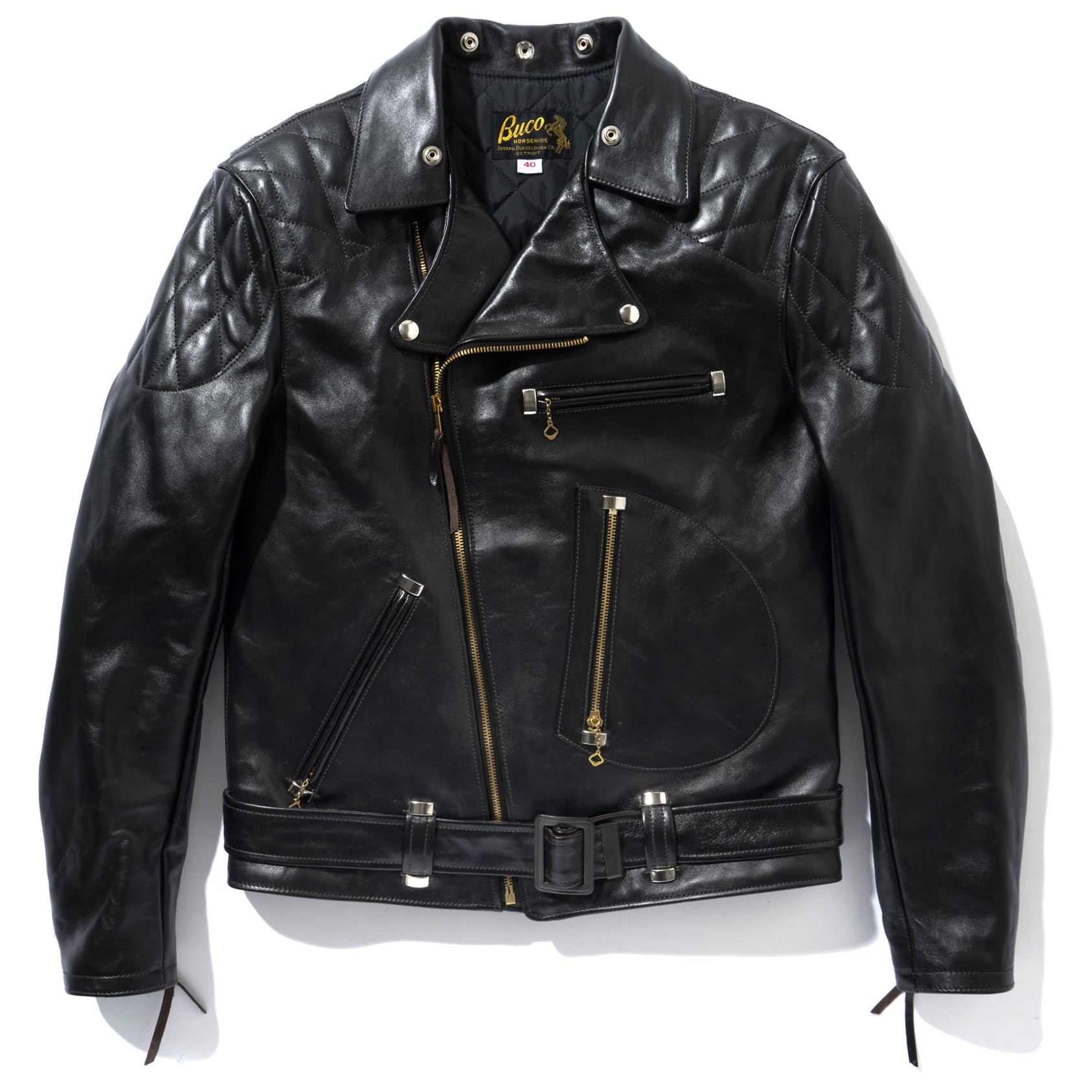 Buco J-82PADDED パデッド　ダブルライダース　38インチ BUCO J-82 PADDED – The Real McCoy's