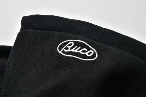 BUCO F/Z SWEATSHIRT / BUCO OVAL LOGO - 030 BLACK / M