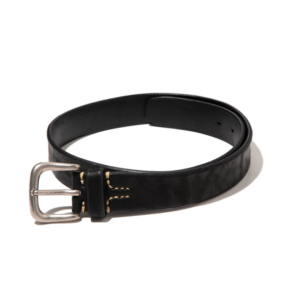 JOE McCOY BEND LEATHER BELT - 30 Black / 30