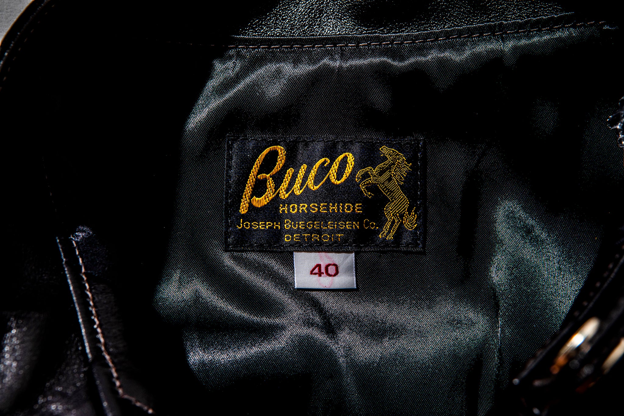 BUCO J-100 JACKET - 030 Black / 44