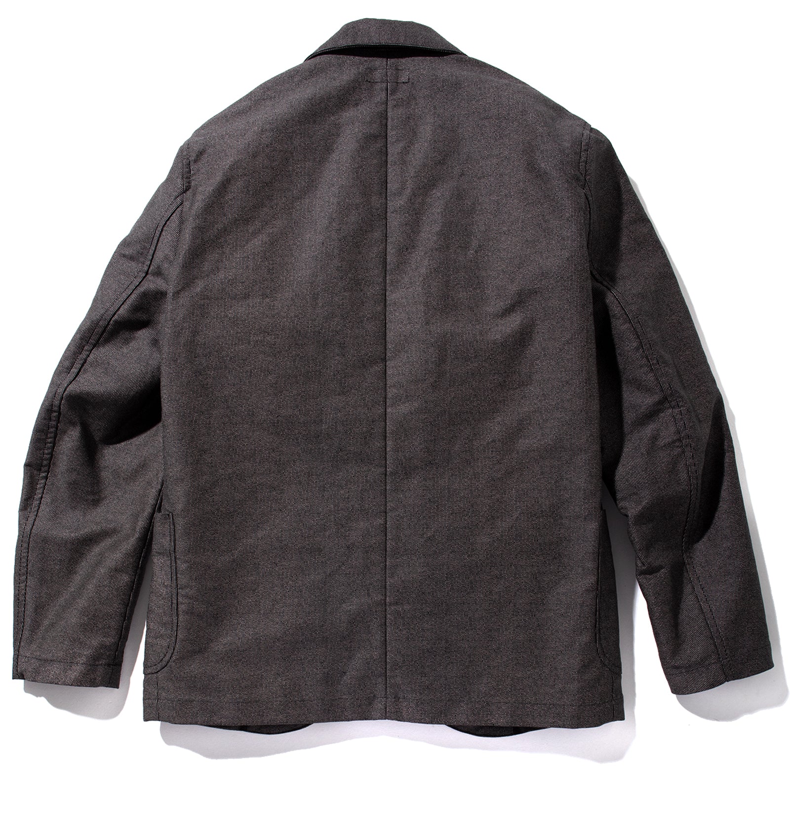 DOUBLE DIAMOND PRINTED STRIPE SACK COAT