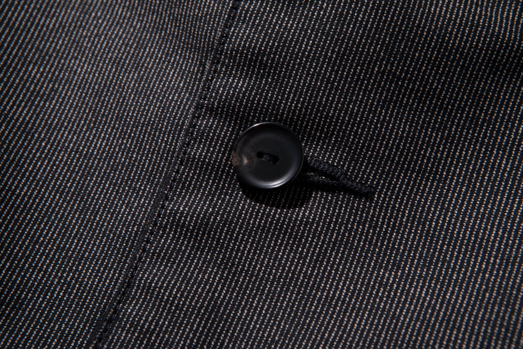 DOUBLE DIAMOND PRINTED STRIPE SACK COAT