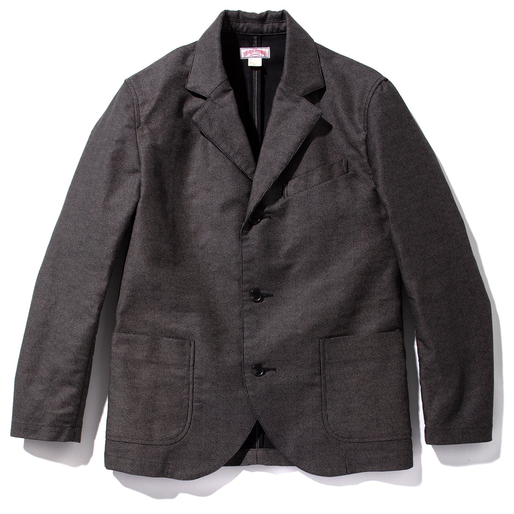 DOUBLE DIAMOND PRINTED STRIPE SACK COAT