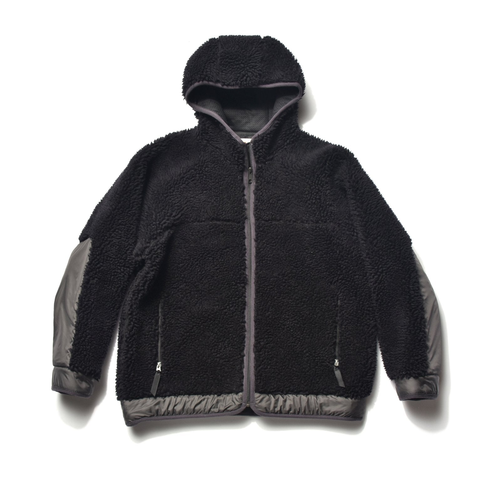 OUTDOOR WOOL PILE HOODED JACKET – The Real McCoy's