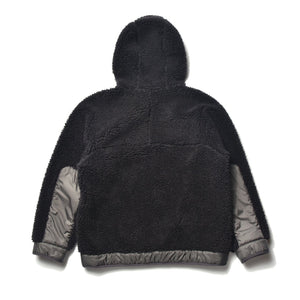 OUTDOOR WOOL PILE HOODED JACKET