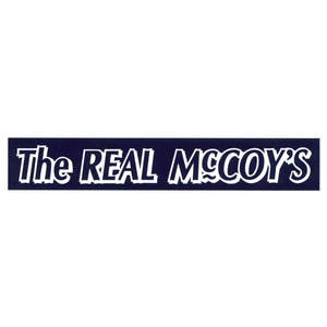 THE REAL McCOY'S LOGO STRIP STICKER
