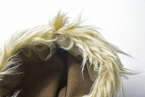 HOOD, WINTER, W/ SYNTHETIC FUR RUFF