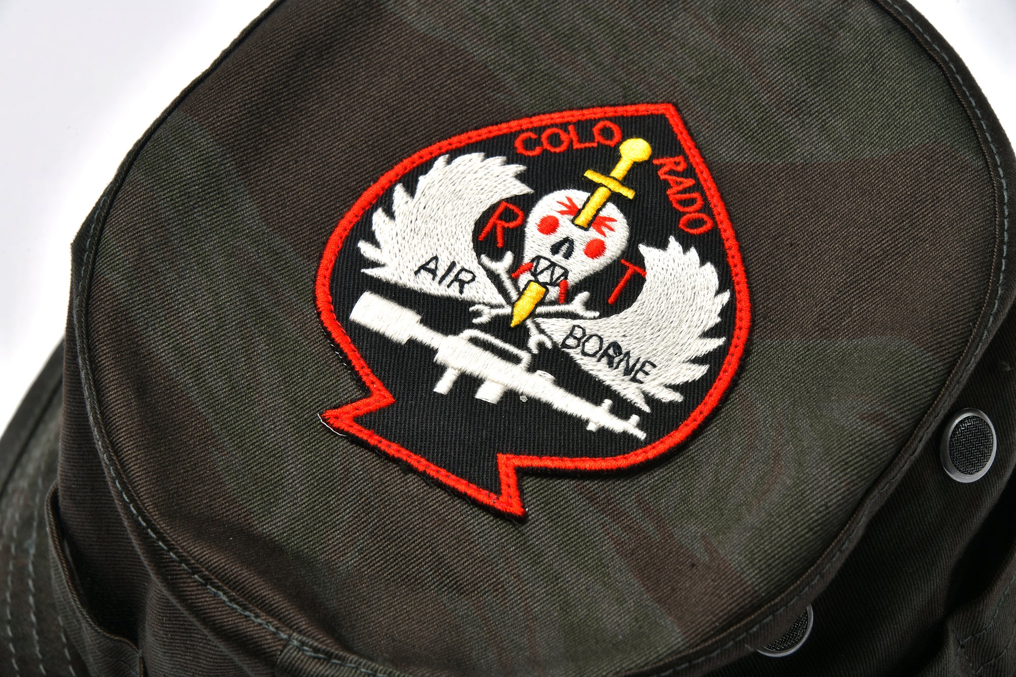 TIGER CAMOUFLAGE BOONIE HAT / BLACK OVER-DYE