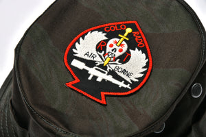 TIGER CAMOUFLAGE BOONIE HAT / BLACK OVER-DYE