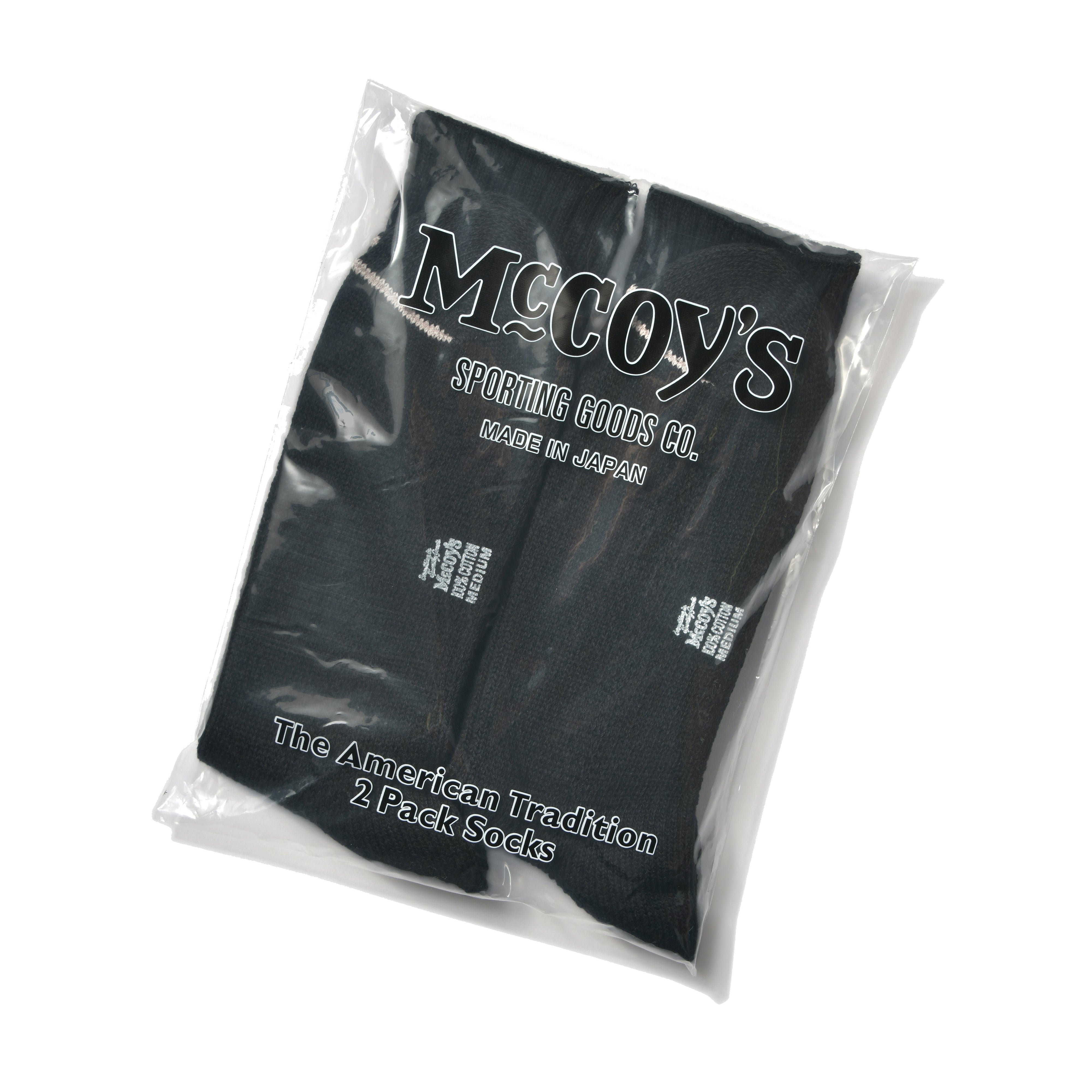 McCOY'S 2 PCS PACK SOCKS – The Real McCoy's