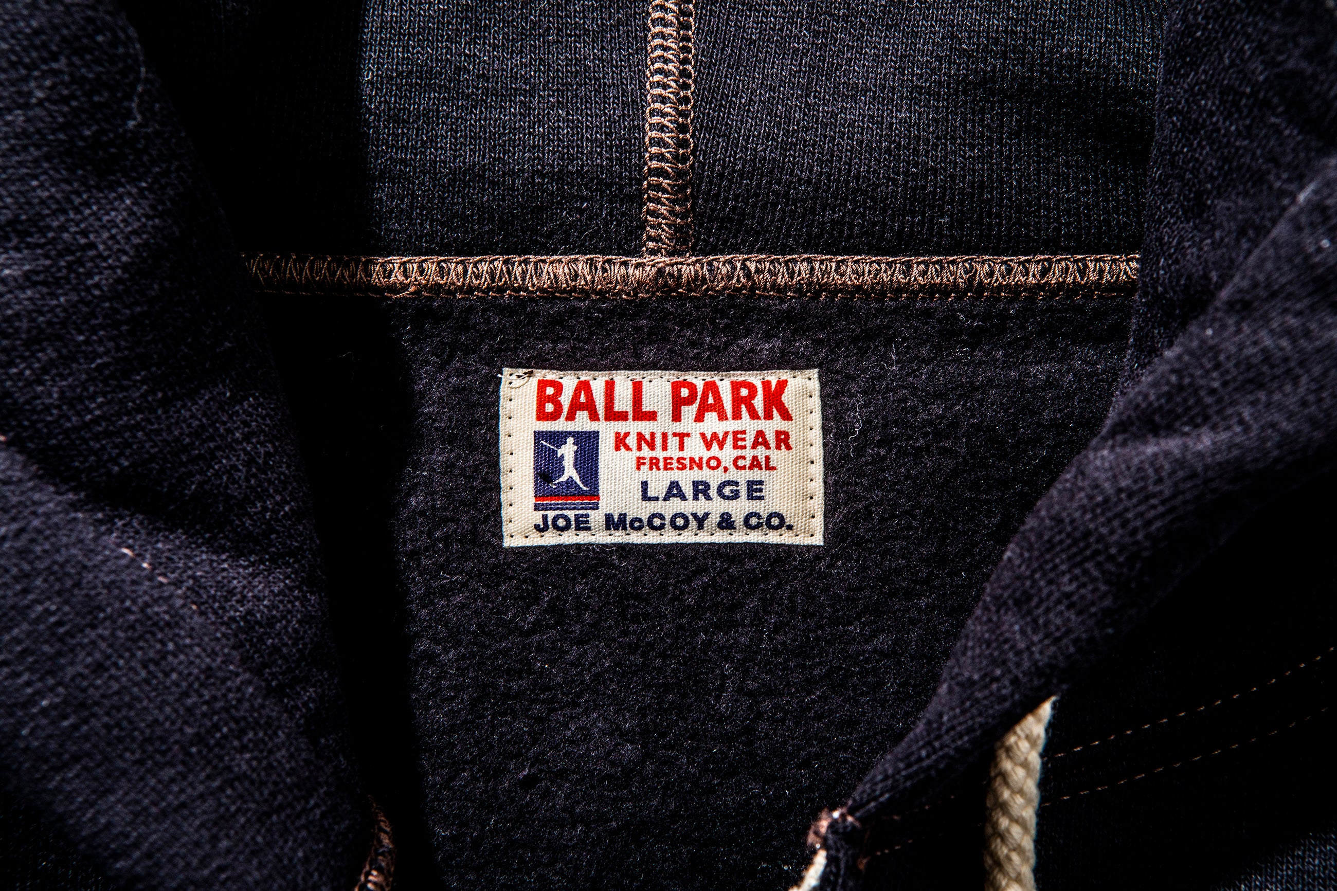 BALL PARK F/Z SWEATSHIRT – The Real McCoy's