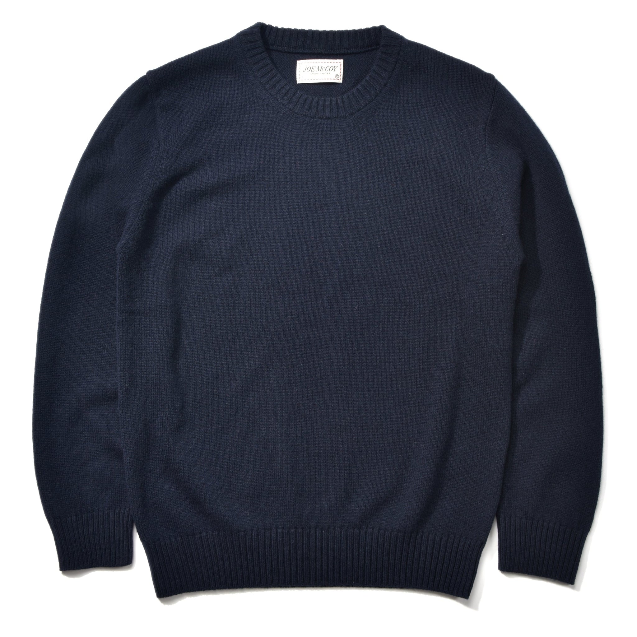 Merino Crew Neck Sweater - Navy