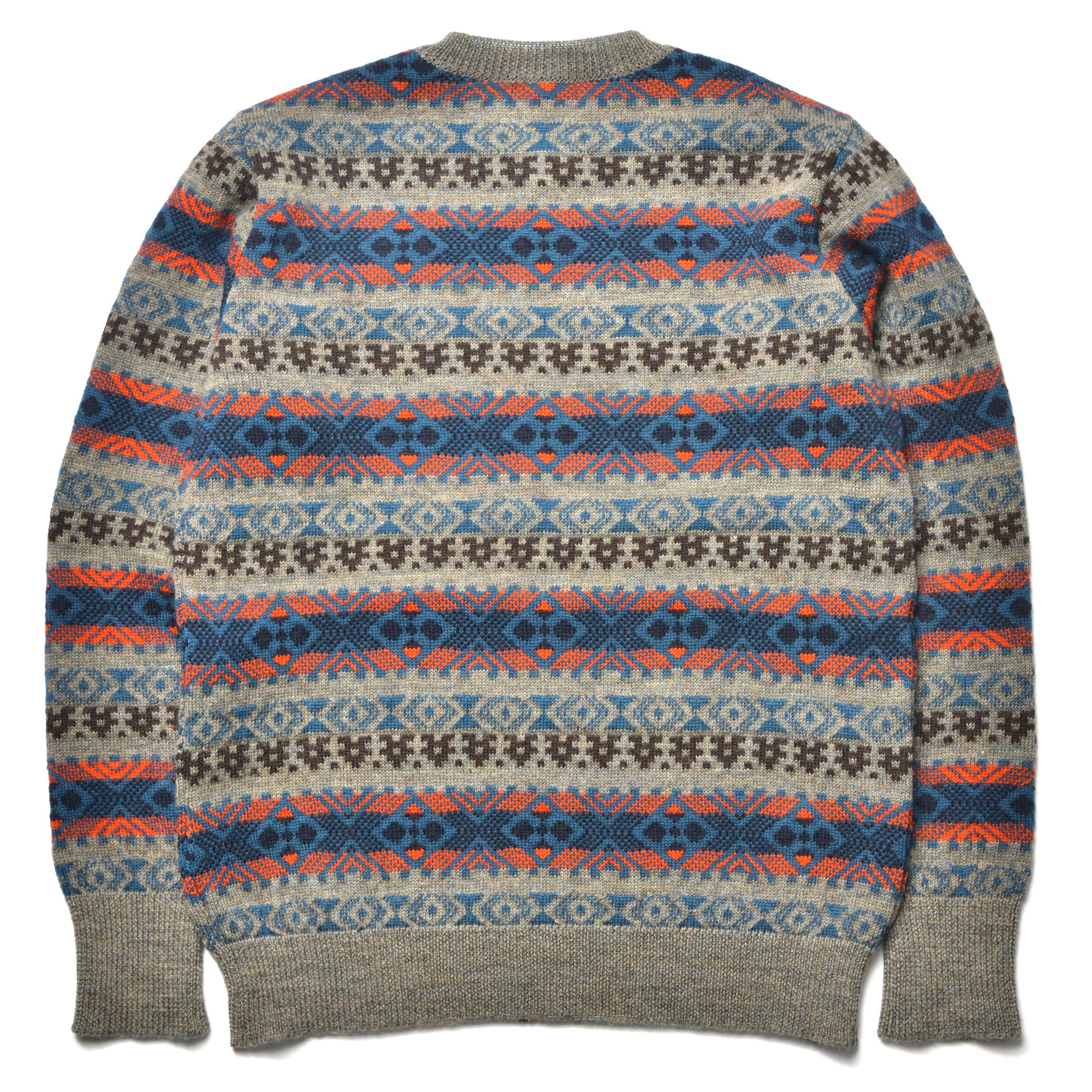 FAIR ISLE CREW NECK SWEATER