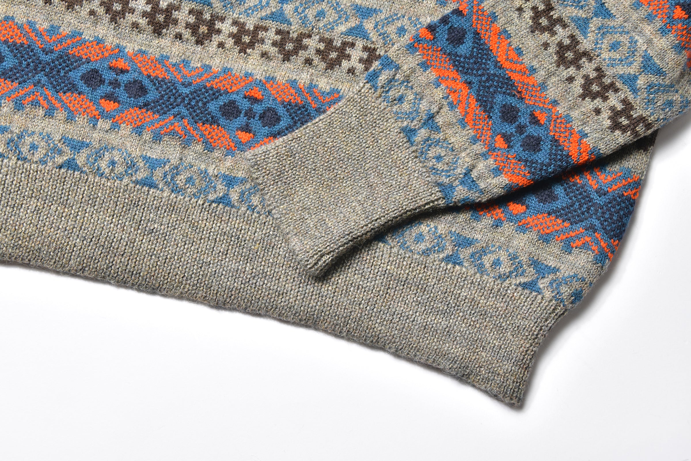 FAIR ISLE CREW NECK SWEATER – The Real McCoy's