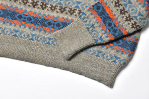 FAIR ISLE CREW NECK SWEATER