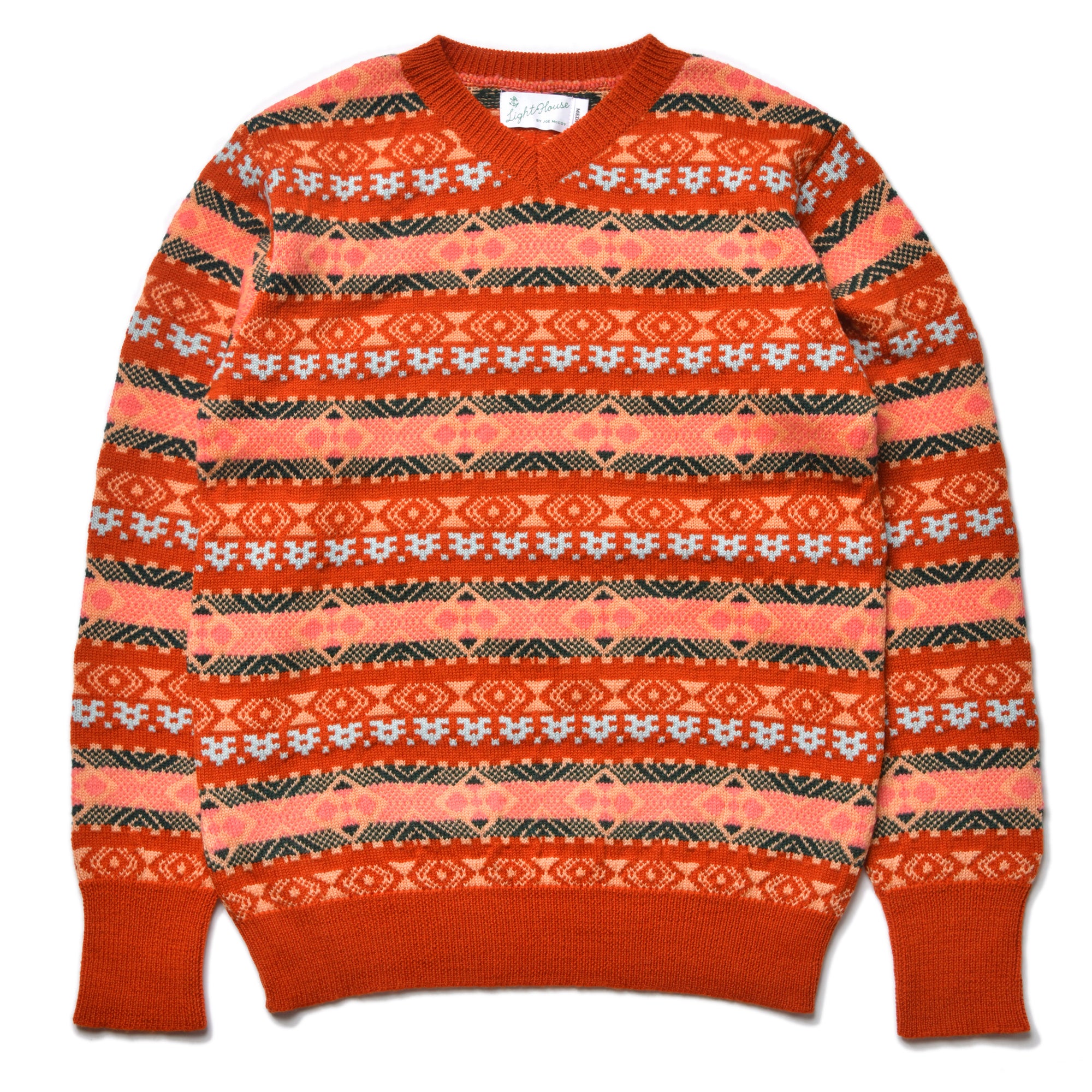 FAIR ISLE CREW NECK SWEATER