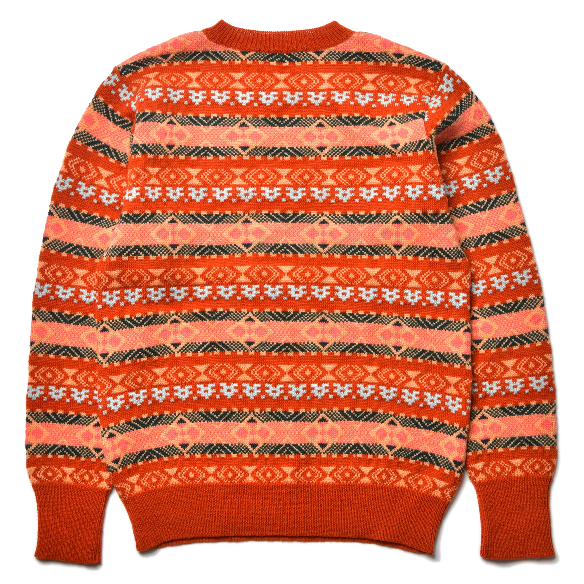 FAIR ISLE CREW NECK SWEATER