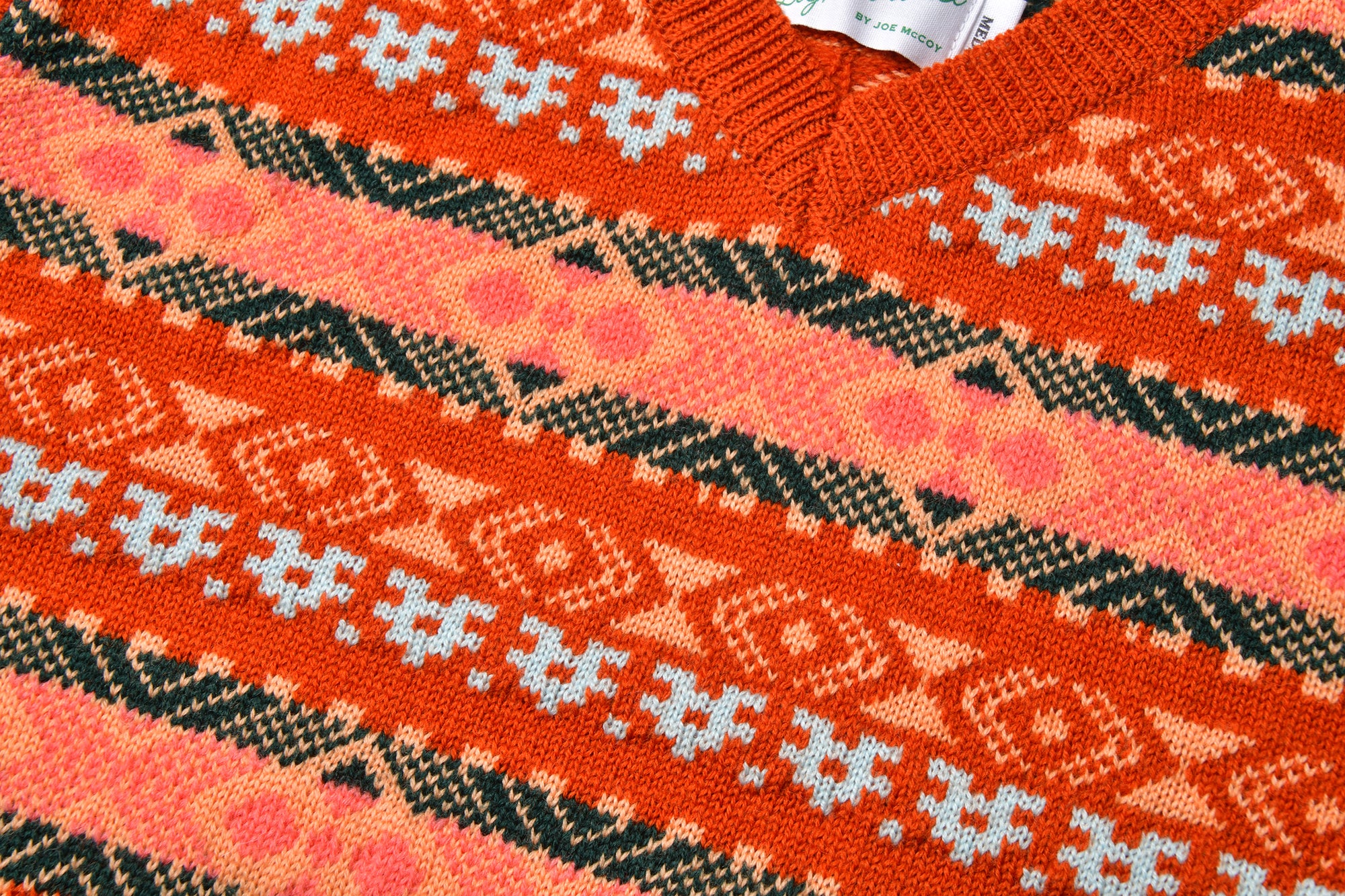 FAIR ISLE CREW NECK SWEATER