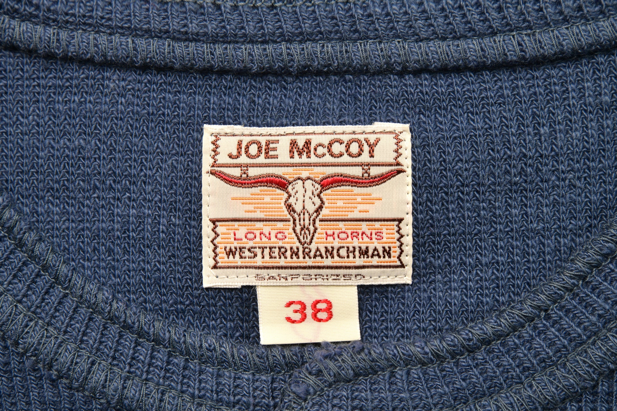 WESTERN CARDIGAN STITCH HENLEY SHIRT