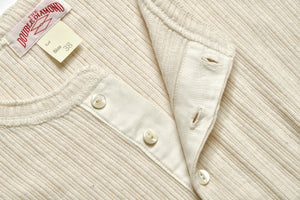 DOUBLE DIAMOND EYELET HENLEY UNDERSHIRT