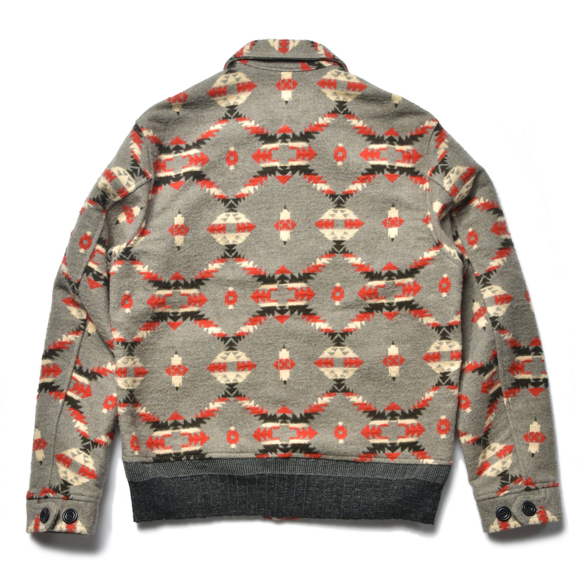 COTTON JACQUARD BLANKET JACKET