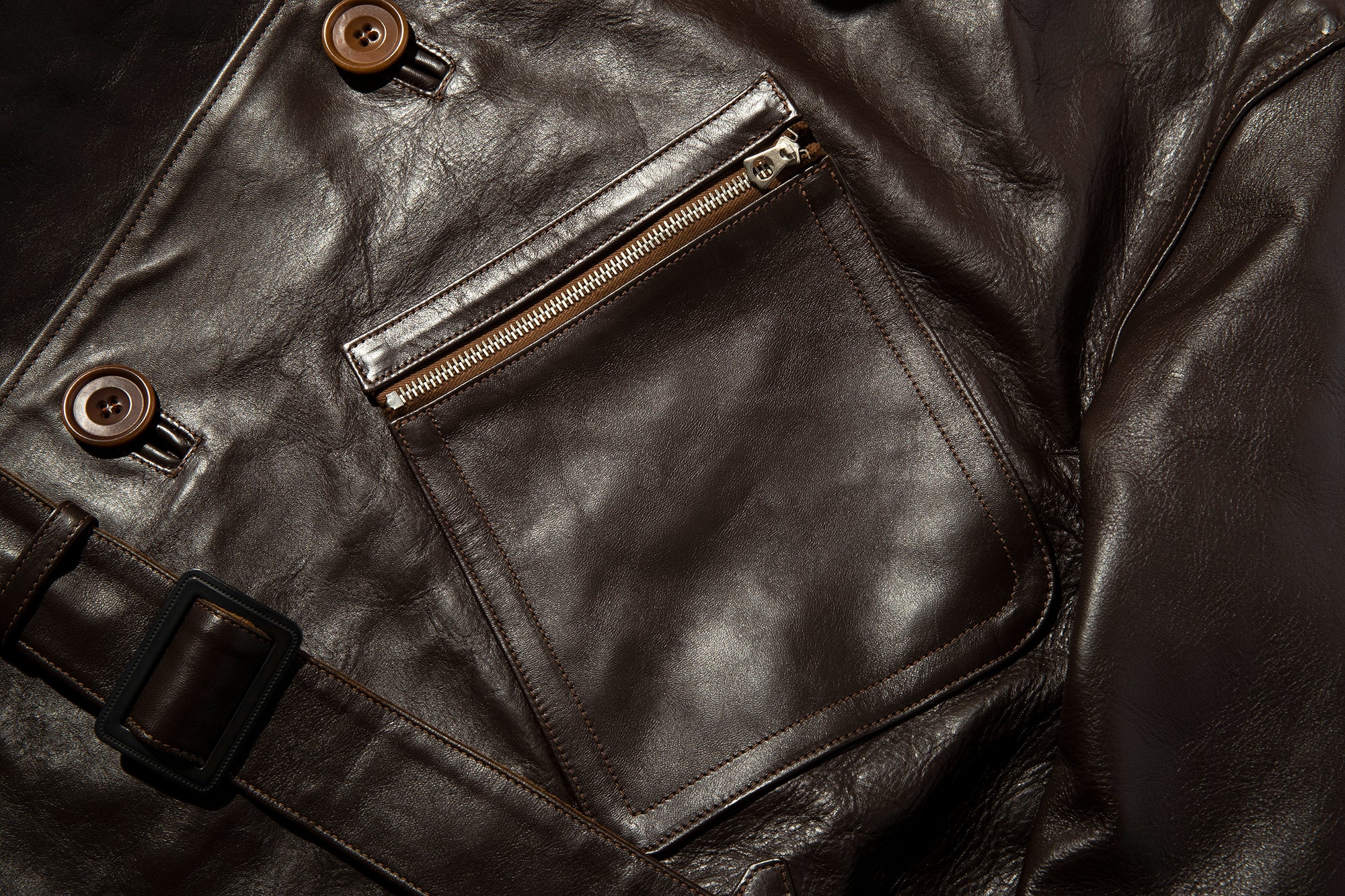 WW1 HORSEHIDE AVIATOR COAT