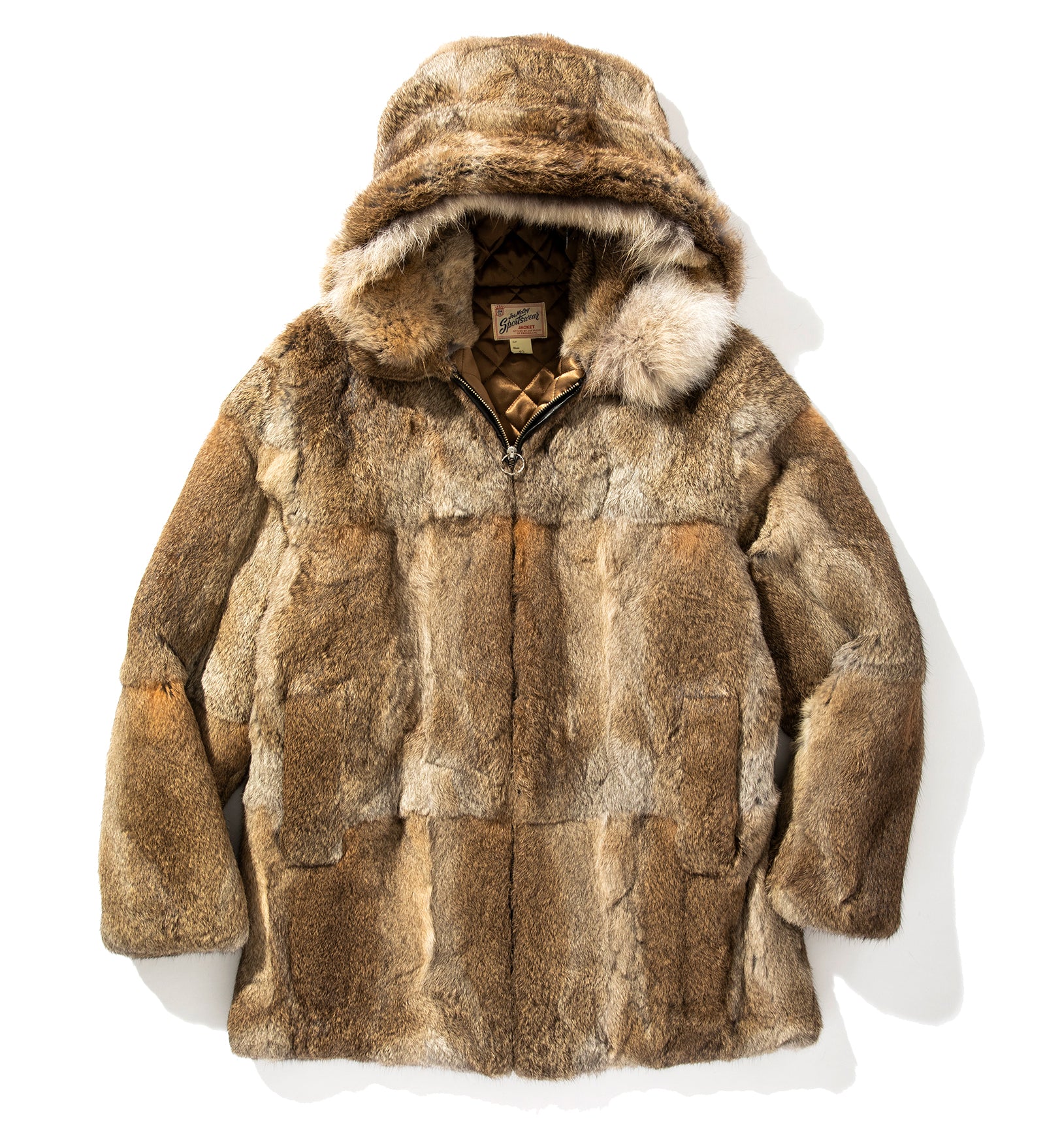 YETI HOODED FUR COAT