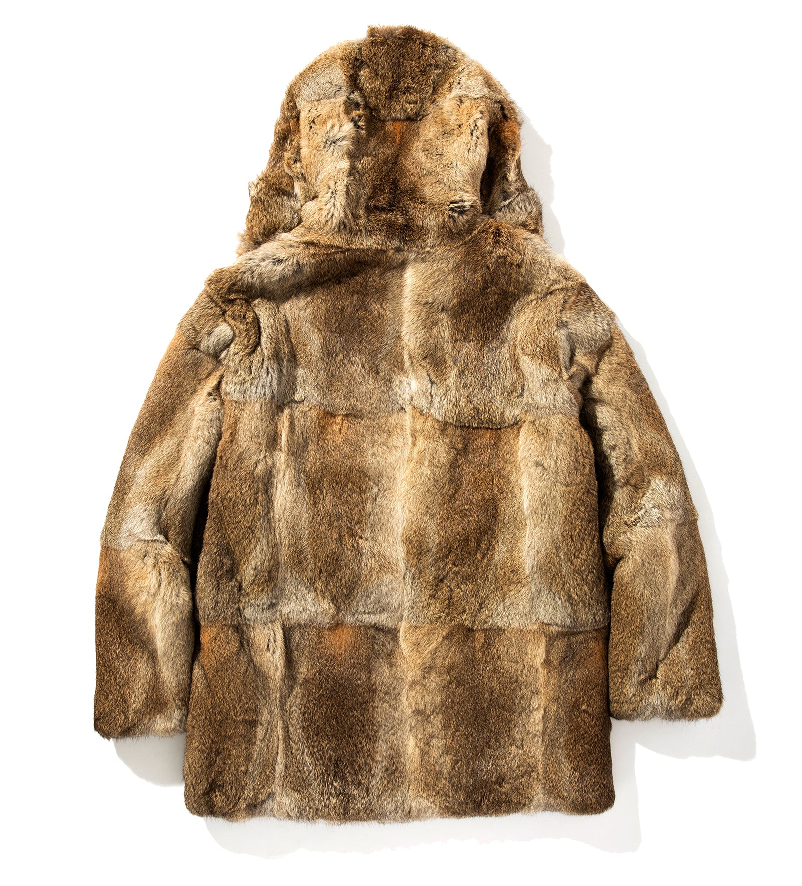 YETI HOODED FUR COAT