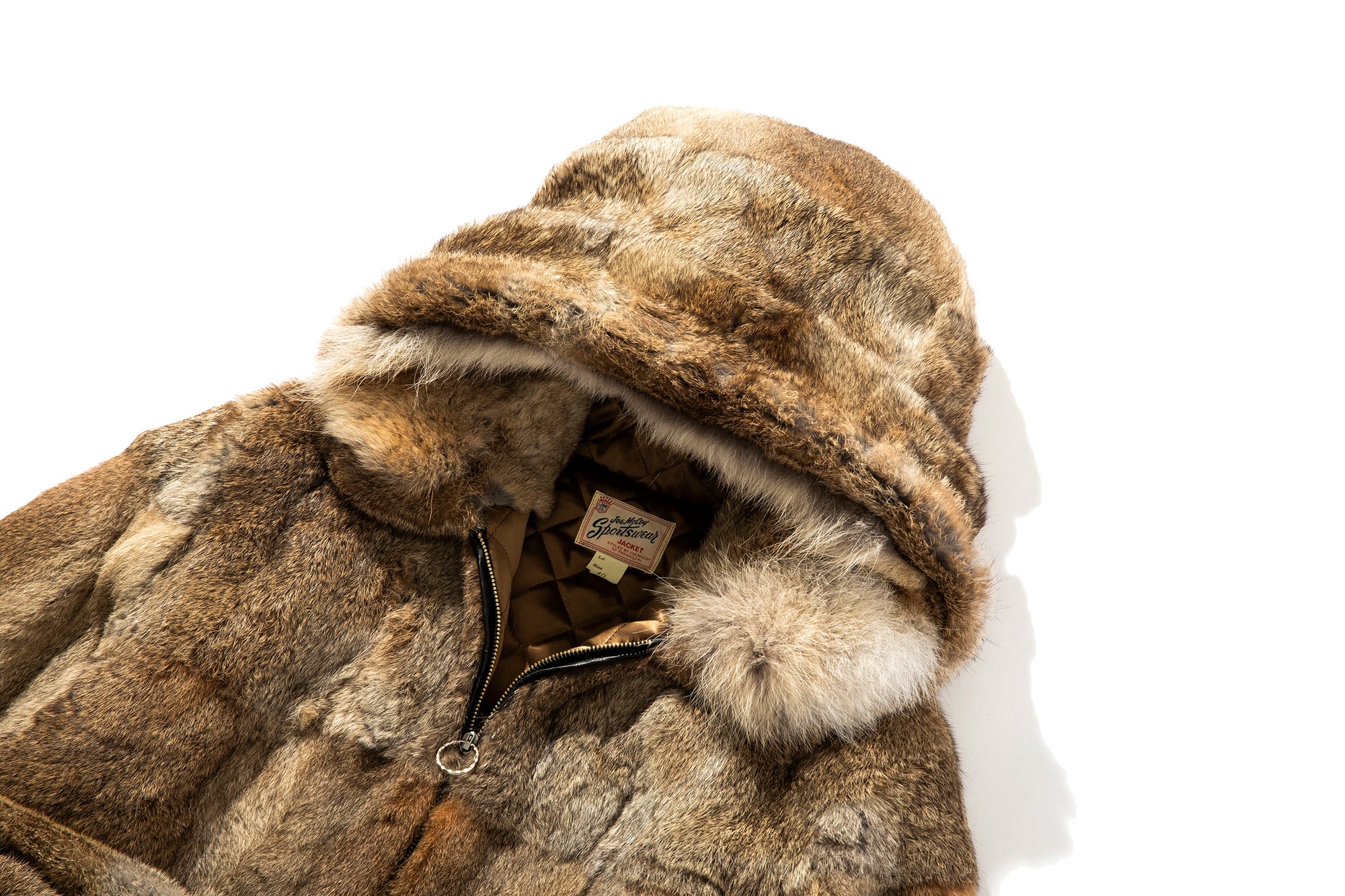 YETI HOODED FUR COAT
