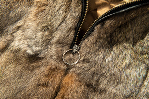YETI HOODED FUR COAT