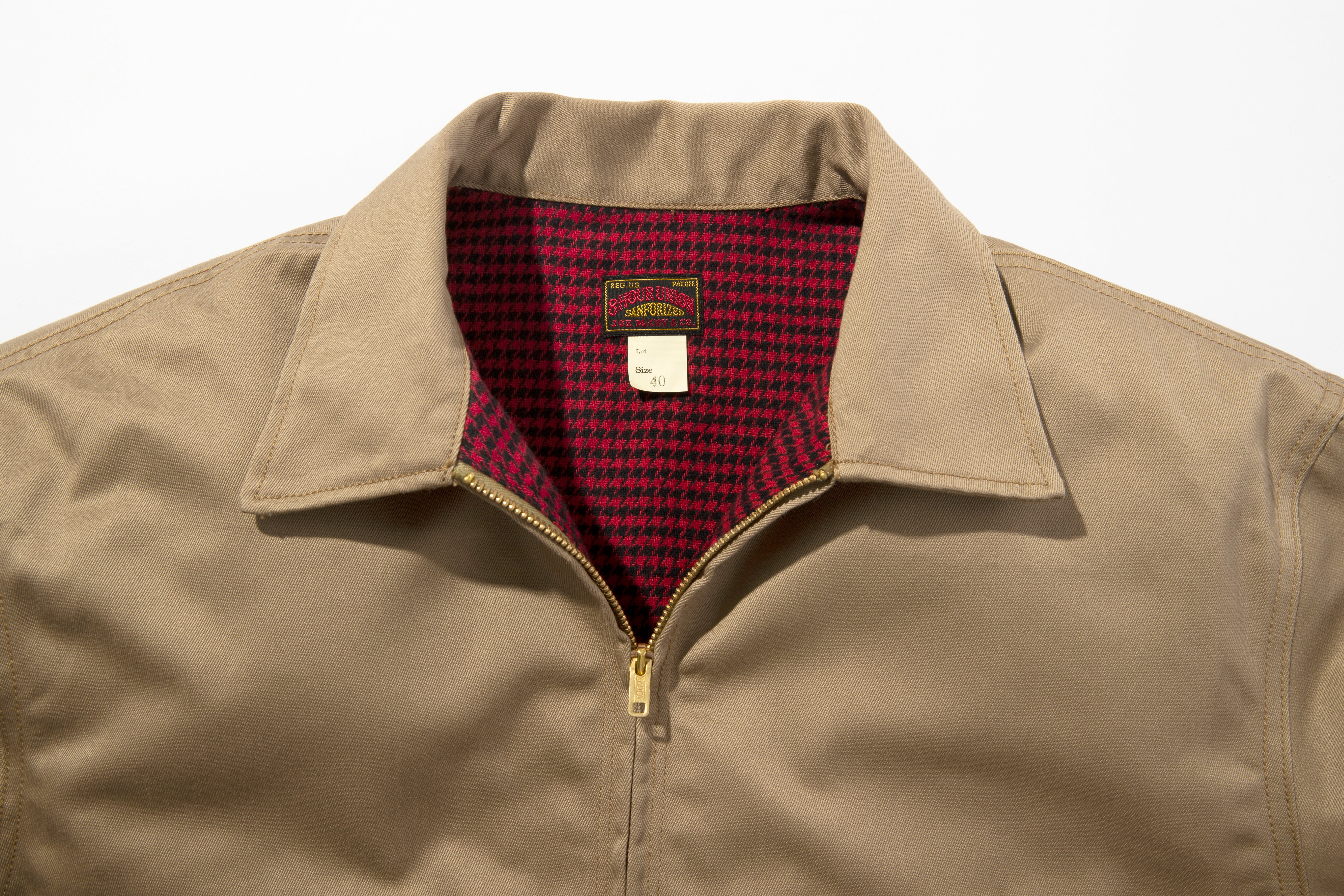 8HU HEAVY COTTON DRILL F/Z WORK JACKET – The Real McCoy's