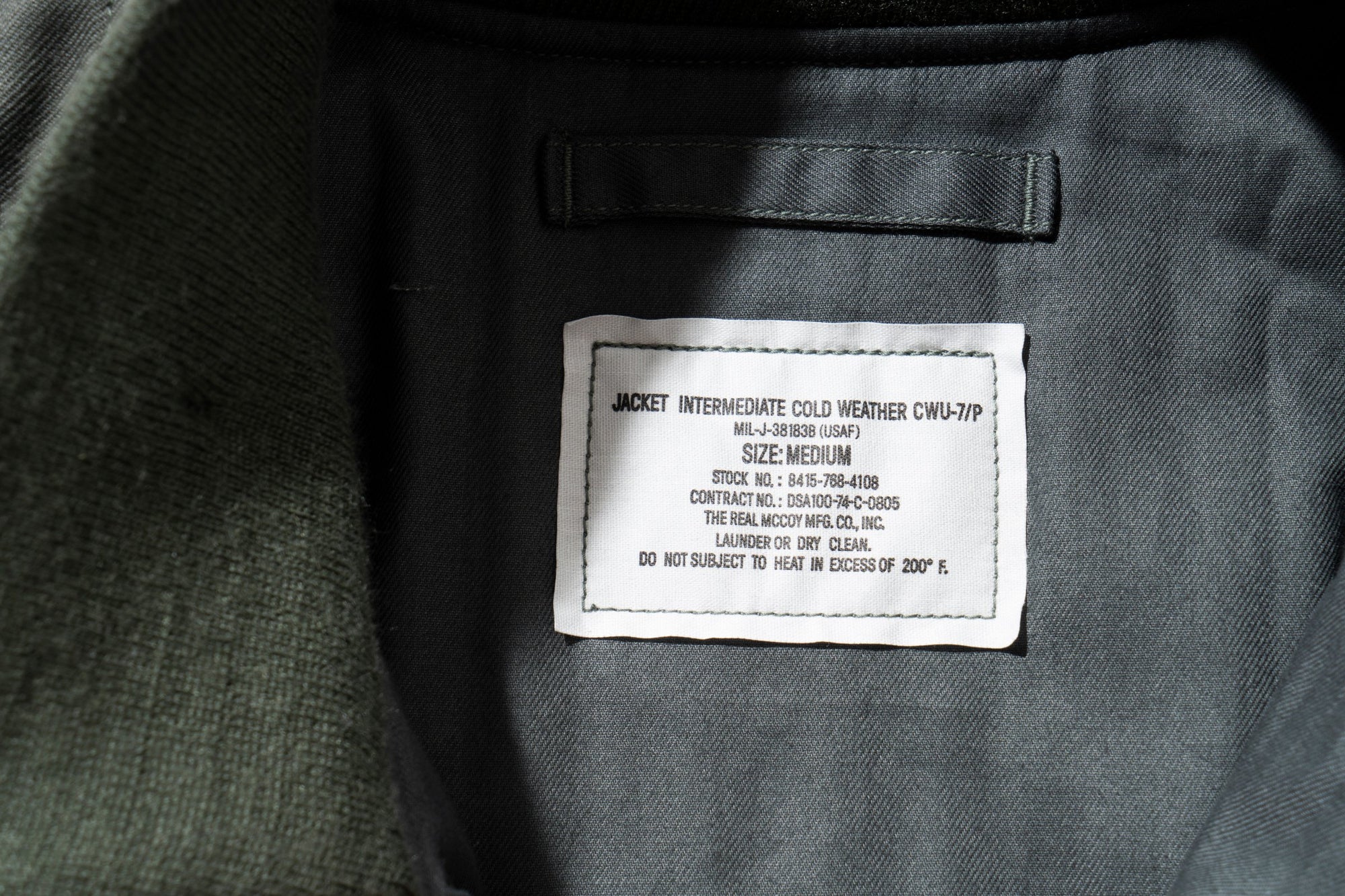 CWU-7/P REAL McCOY MFG. CO. INC