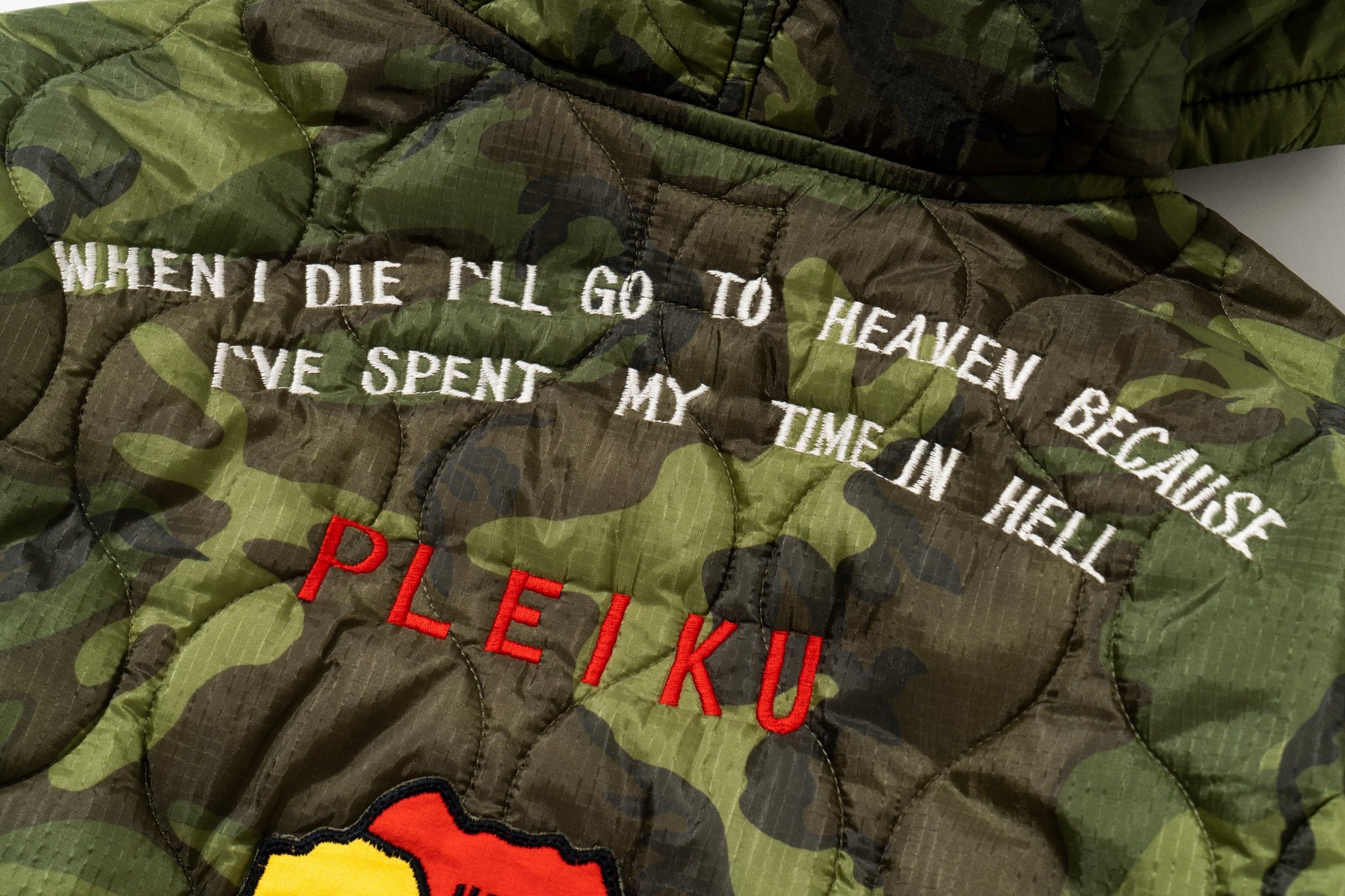 LINER, CAMOUFLAGE PONCHO PARKA