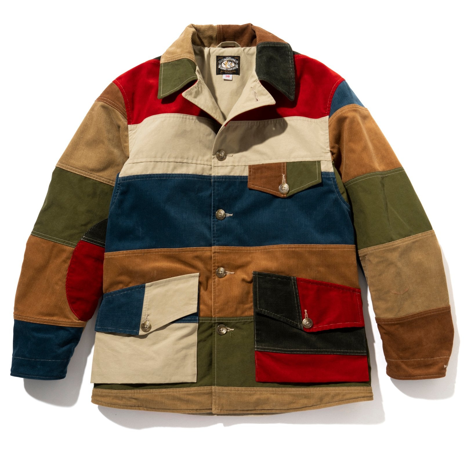 MULTICOLOR CORDUROY HUNTING COAT