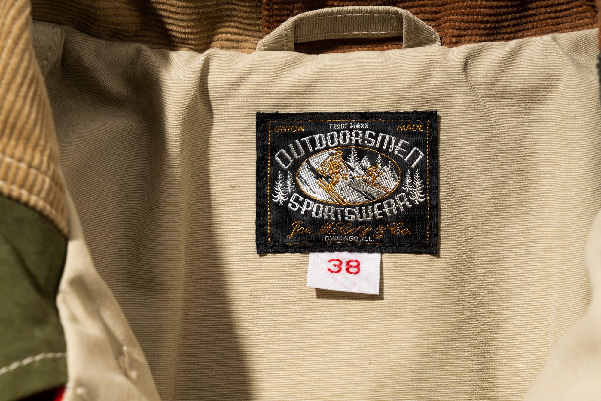 MULTICOLOR CORDUROY HUNTING COAT