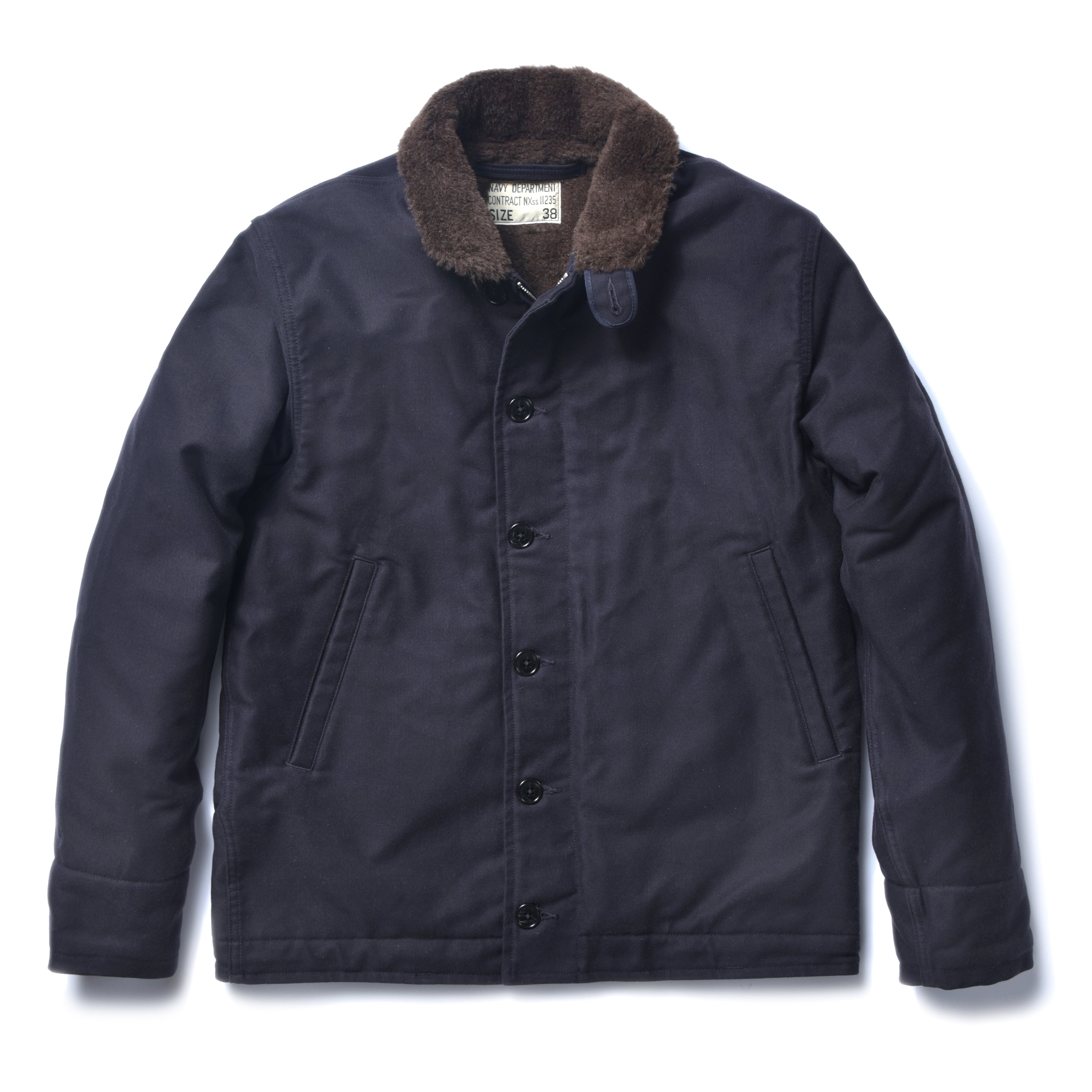 N-1 DECK JACKET (NAVY) / STENCIL – The Real McCoy's